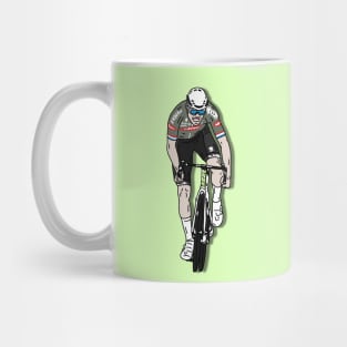 Mathieu van der Poel Giro 2022 (Green Comodoro Version) Mug